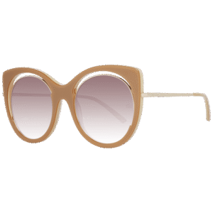Ana Hickmann Katzenaugen Sonnenbrille AH9265 54H02 in Braun – 45° Seitenansicht