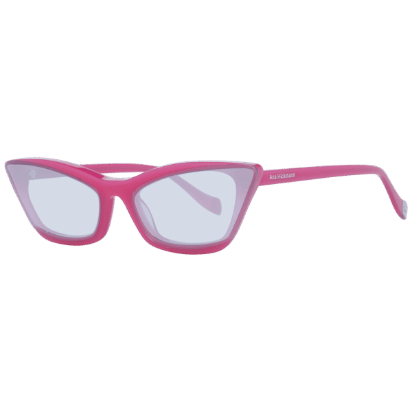 Ana Hickmann Katzenaugen Sonnenbrille AH9278 64T01 in Rosa – 45° Seitenansicht