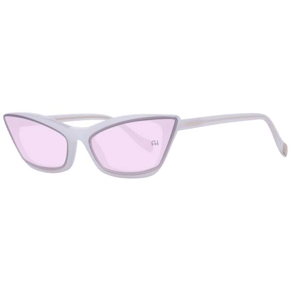 Ana Hickmann Katzenaugen Sonnenbrille AH9278 64T02 in Rosa – 45° Seitenansicht