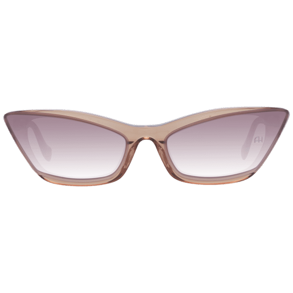 Ana Hickmann Sonnenbrille AH9278 64T03 – Frontansicht mit Azetat Rahmen und Braun Gläsern
