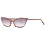 Ana Hickmann Katzenaugen Sonnenbrille AH9278 64T03 in Braun – 45° Seitenansicht