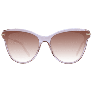 Ana Hickmann Sonnenbrille AH9283 62T02 – Frontansicht mit Azetat Rahmen und Braun Gläsern