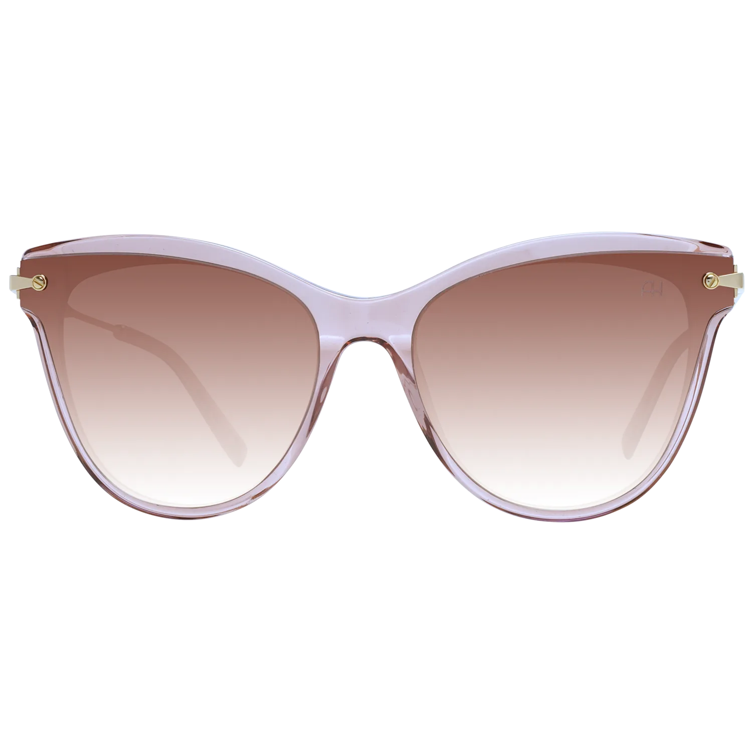 Ana Hickmann Sonnenbrille AH9283 62T02 – Frontansicht mit Azetat Rahmen und Braun Gläsern