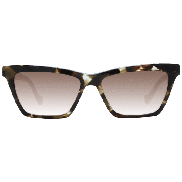 Ana Hickmann Sonnenbrille AH9308 54G21 – Frontansicht mit Azetat Rahmen und Braun Gläsern