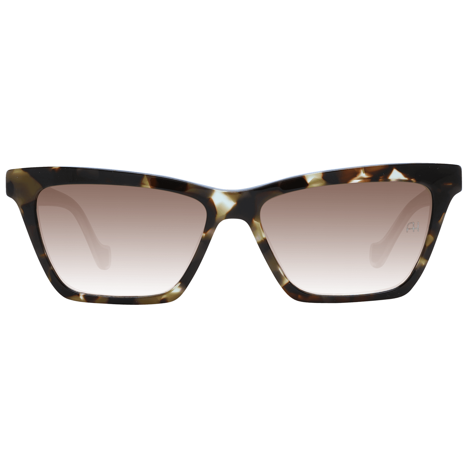 Ana Hickmann Sonnenbrille AH9308 54G21 – Frontansicht mit Azetat Rahmen und Braun Gläsern