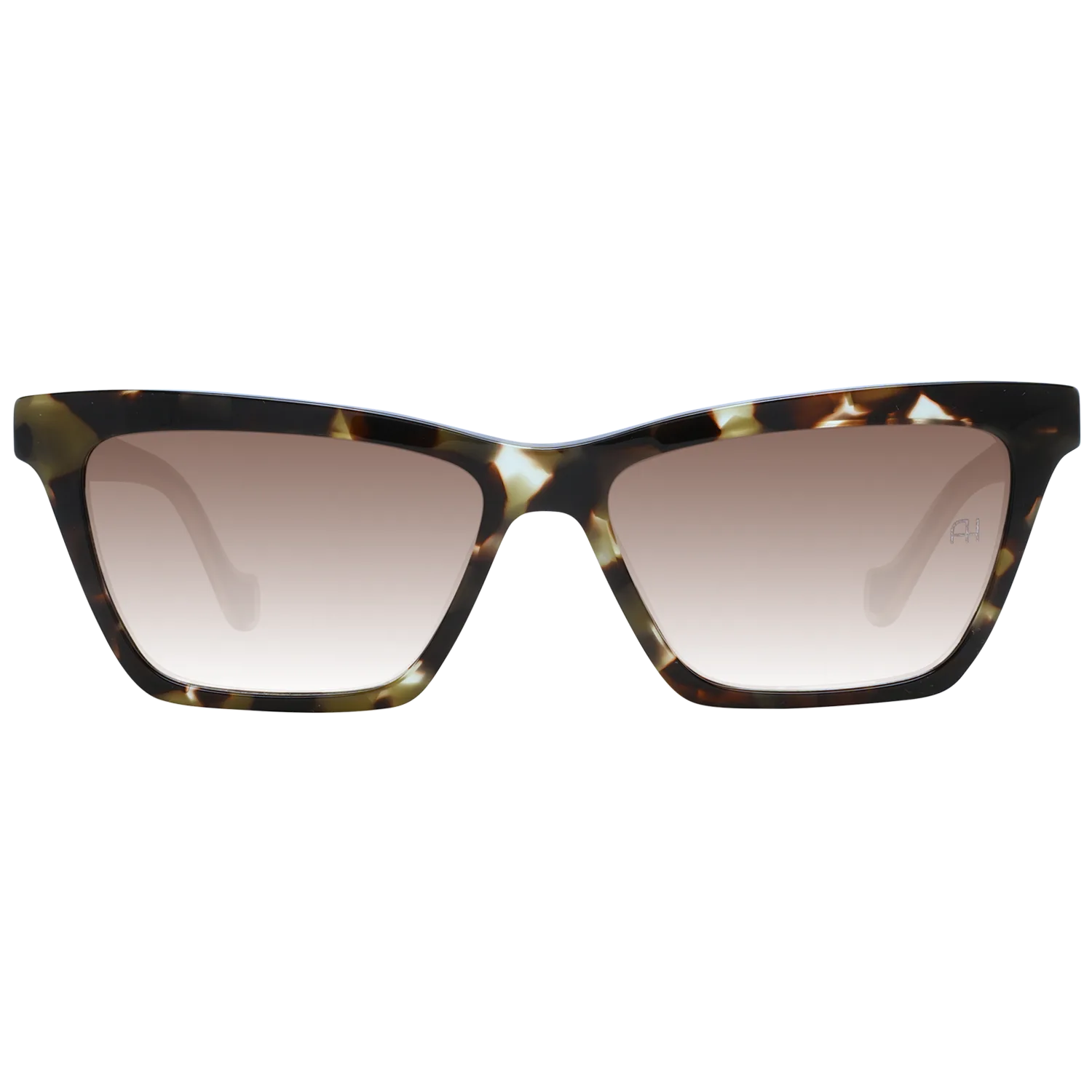 Ana Hickmann Sonnenbrille AH9308 54G21 – Frontansicht mit Azetat Rahmen und Braun Gläsern