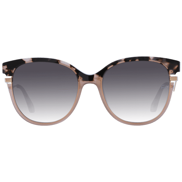 Ana Hickmann Sonnenbrille AH9327 54P02 – Frontansicht mit Azetat Rahmen und Grau Gläsern