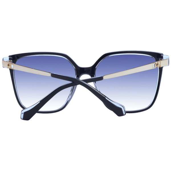 Rückansicht der Ana Hickmann Sonnenbrille AH9330 57H02 – Azetat Rahmen