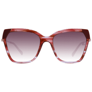 Ana Hickmann Sonnenbrille AH9338 55P03 – Frontansicht mit Azetat Rahmen und Burgunder Gläsern