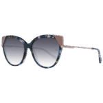 Ana Hickmann Schmetterling Sonnenbrille AH9339 56P02 in Mehrfarbig – 45° Seitenansicht