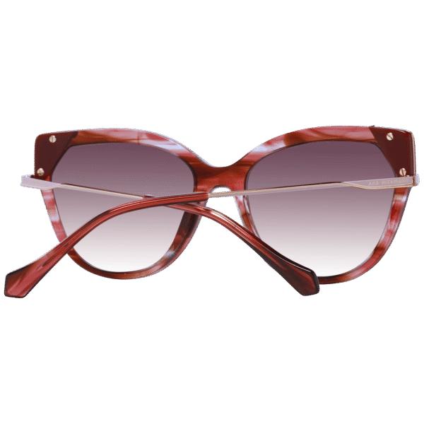 Rückansicht der Ana Hickmann Sonnenbrille AH9339 56P03 – Azetat Rahmen