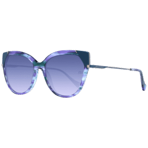 Ana Hickmann Katzenaugen Sonnenbrille AH9339 56P04 in Lila – 45° Seitenansicht