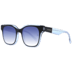 Ana Hickmann Quadrat Sonnenbrille AH9344 53H01 in Schwarz – 45° Seitenansicht