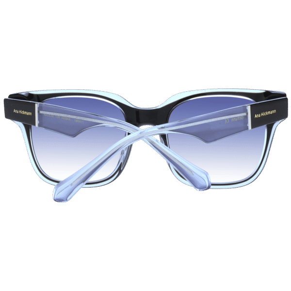 Rückansicht der Ana Hickmann Sonnenbrille AH9344 53H01 – Azetat Rahmen