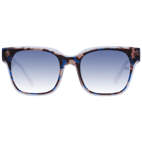 Ana Hickmann Sonnenbrille AH9344 53H02 – Frontansicht mit Azetat Rahmen und Blau Gläsern
