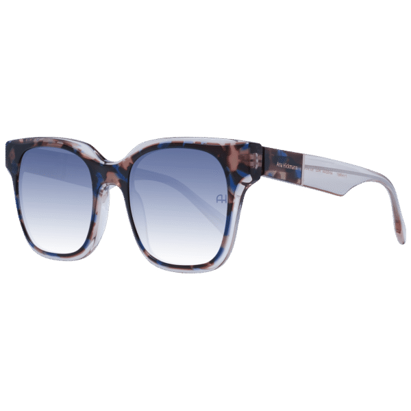 Ana Hickmann Sonnenbrille AH9344 53H02 – 45° Seitenansicht Ana Hickmann Quadrat Sonnenbrille AH9344 53H02 in Braun – 45° Seitenansicht