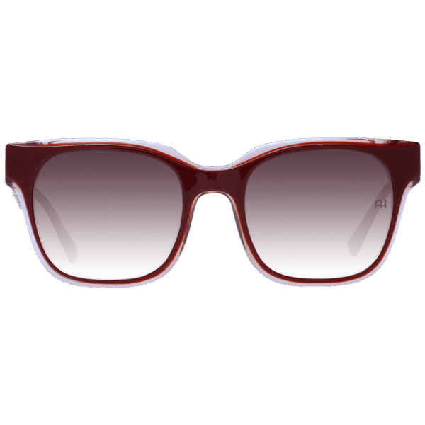 Ana Hickmann Sonnenbrille AH9344 53H03 – Frontansicht mit Azetat Rahmen und Braun Gläsern