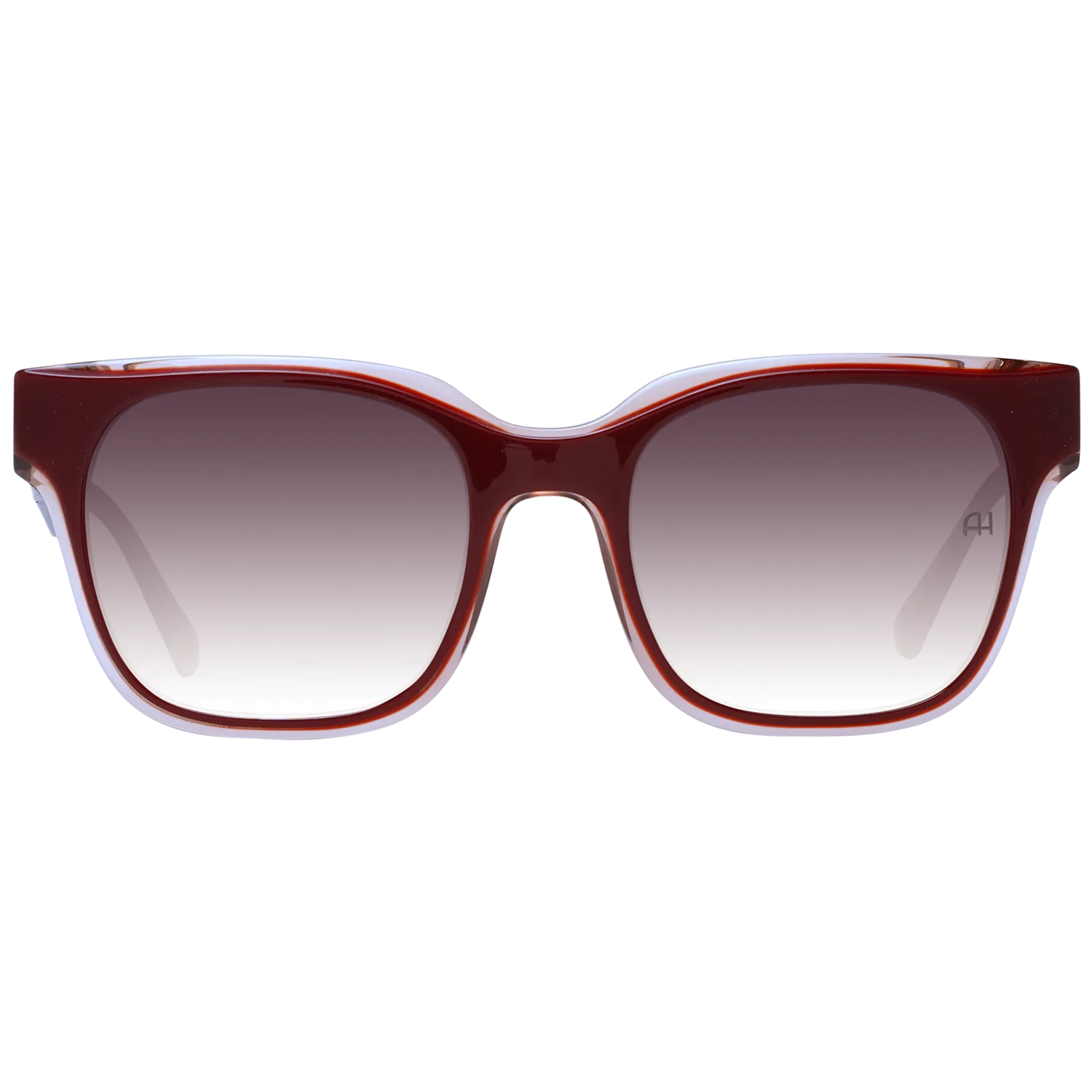 Ana Hickmann Sonnenbrille AH9344 53H03 – Frontansicht mit Azetat Rahmen und Braun Gläsern