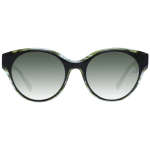 Ana Hickmann Sonnenbrille AH9345 51H01 – Frontansicht mit Azetat Rahmen und Grün Gläsern