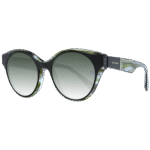 Ana Hickmann Rund Sonnenbrille AH9345 51H01 in Schwarz – 45° Seitenansicht