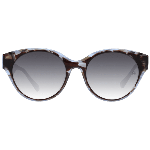 Ana Hickmann Sonnenbrille AH9345 51H02 – Frontansicht mit Azetat Rahmen und Braun Gläsern