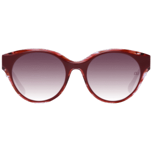 Ana Hickmann Sonnenbrille AH9345 51H03 – Frontansicht mit Azetat Rahmen und Rot Gläsern