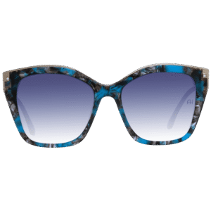 Ana Hickmann Sonnenbrille AH9346 55G22 – Frontansicht mit Azetat Rahmen und Blau Gläsern