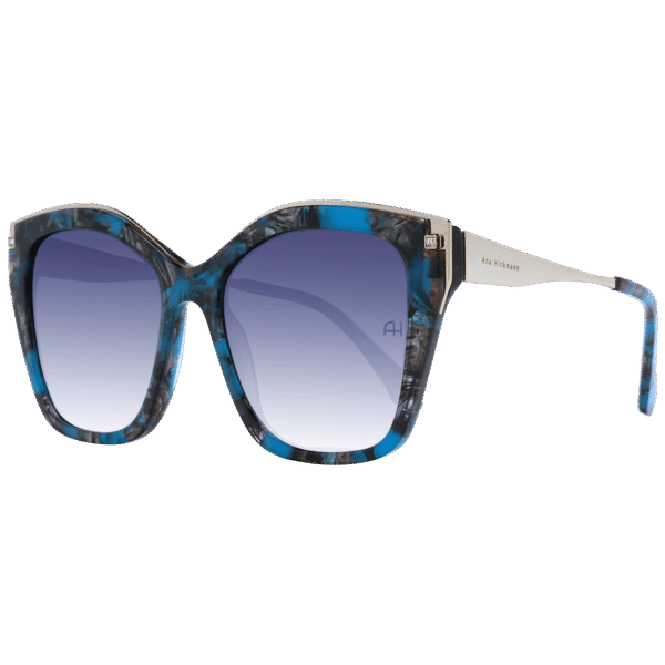 Rückansicht der Ana Hickmann Sonnenbrille AH9346 55G22 – Azetat Rahmen