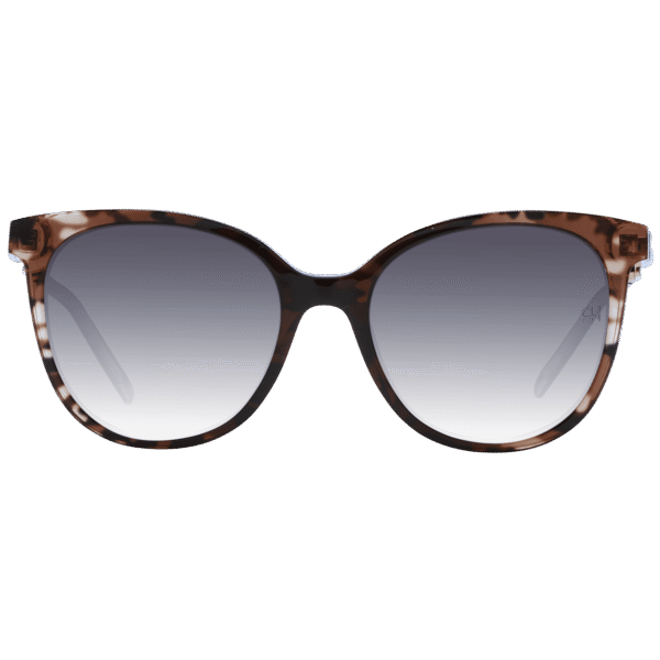 Ana Hickmann Sonnenbrille AH9347 53C01 – Frontansicht mit Azetat Rahmen und Grau Gläsern