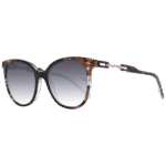 Ana Hickmann Schmetterling Sonnenbrille AH9347 53C01 in Braun – 45° Seitenansicht