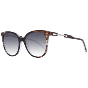 Ana Hickmann Schmetterling Sonnenbrille AH9347 53C01 in Braun – 45° Seitenansicht
