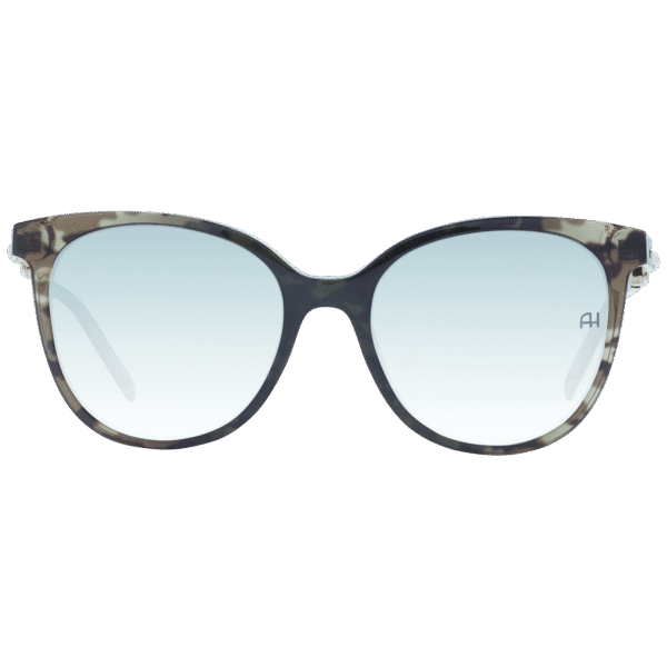 Ana Hickmann Sonnenbrille AH9347 53C03 – Frontansicht mit Azetat Rahmen und Grün Gläsern