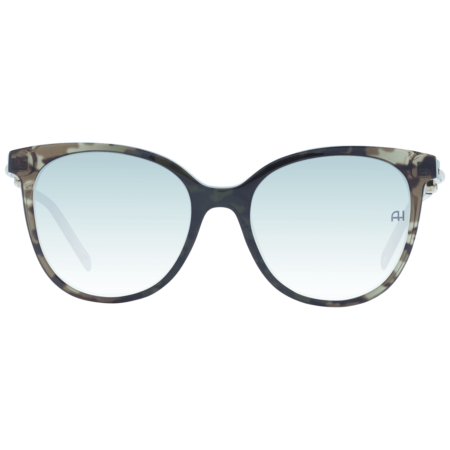 Ana Hickmann Sonnenbrille AH9347 53C03 – Frontansicht mit Azetat Rahmen und Grün Gläsern