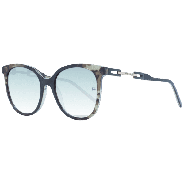 Ana Hickmann Schmetterling Sonnenbrille AH9347 53C03 in Grün – 45° Seitenansicht