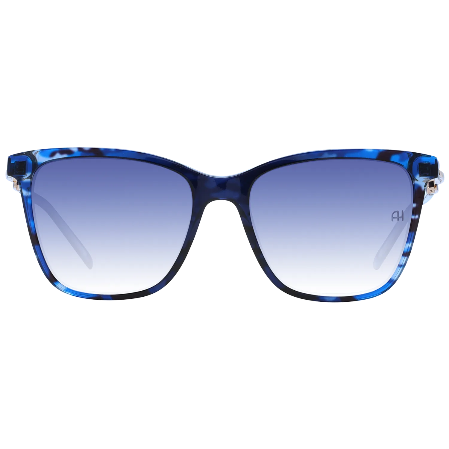 Ana Hickmann Sonnenbrille AH9348 55C03 – Frontansicht mit Azetat Rahmen und Grau Gläsern
