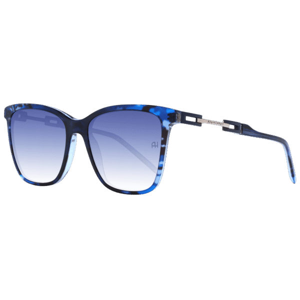 Ana Hickmann Sonnenbrille AH9348 55C03 – 45° Seitenansicht Ana Hickmann Quadrat Sonnenbrille AH9348 55C03 in Blau – 45° Seitenansicht