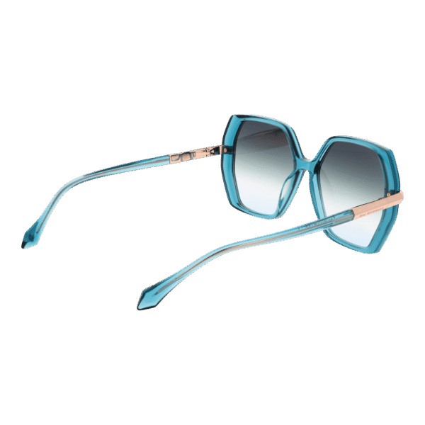 Rückansicht der Ana Hickmann Sonnenbrille AH9363 56T01 – Azetat Rahmen