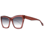 Ana Hickmann Schmetterling Sonnenbrille AH9366 54T02 in Rosa – 45° Seitenansicht