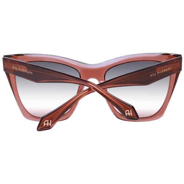 Rückansicht der Ana Hickmann Sonnenbrille AH9366 54T02 – Azetat Rahmen