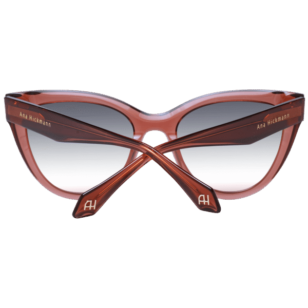 Rückansicht der Ana Hickmann Sonnenbrille AH9367 53T02 – Azetat Rahmen