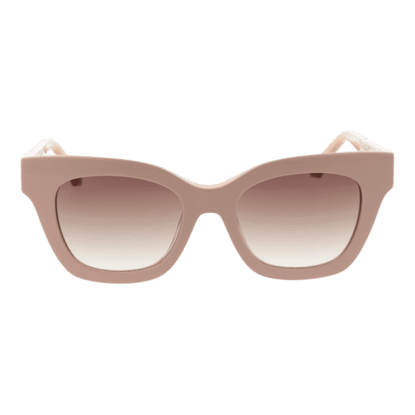 Ana Hickmann Sonnenbrille AH9373 52H03 – Frontansicht mit Azetat Rahmen und Braun Gläsern