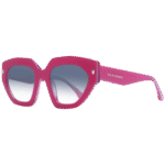 Ana Hickmann Katzenaugen Sonnenbrille AH9376 53H01 in Rosa – 45° Seitenansicht