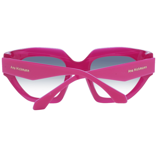 Rückansicht der Ana Hickmann Sonnenbrille AH9376 53H01 – Azetat Rahmen