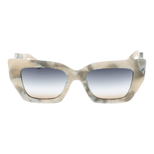 Ana Hickmann Sonnenbrille AH9386 52G22 – Frontansicht mit Azetat Rahmen und Grau Gläsern