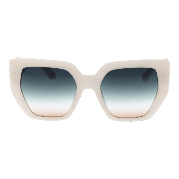 Ana Hickmann Sonnenbrille AH9387 55E01 – Frontansicht mit Azetat Rahmen und Grün Gläsern