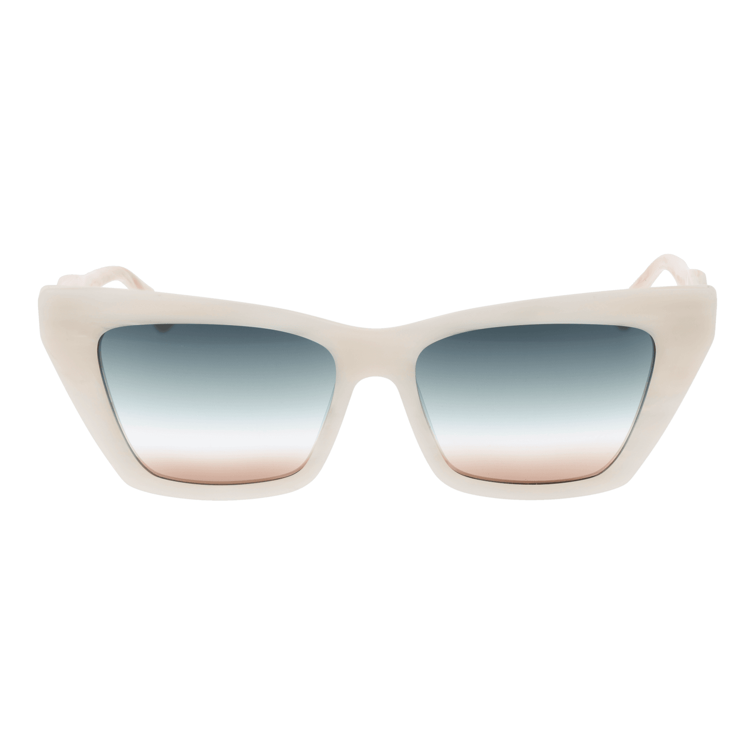 Ana Hickmann Sonnenbrille AH9390 54E01 – Frontansicht mit Azetat Rahmen und Grün Gläsern