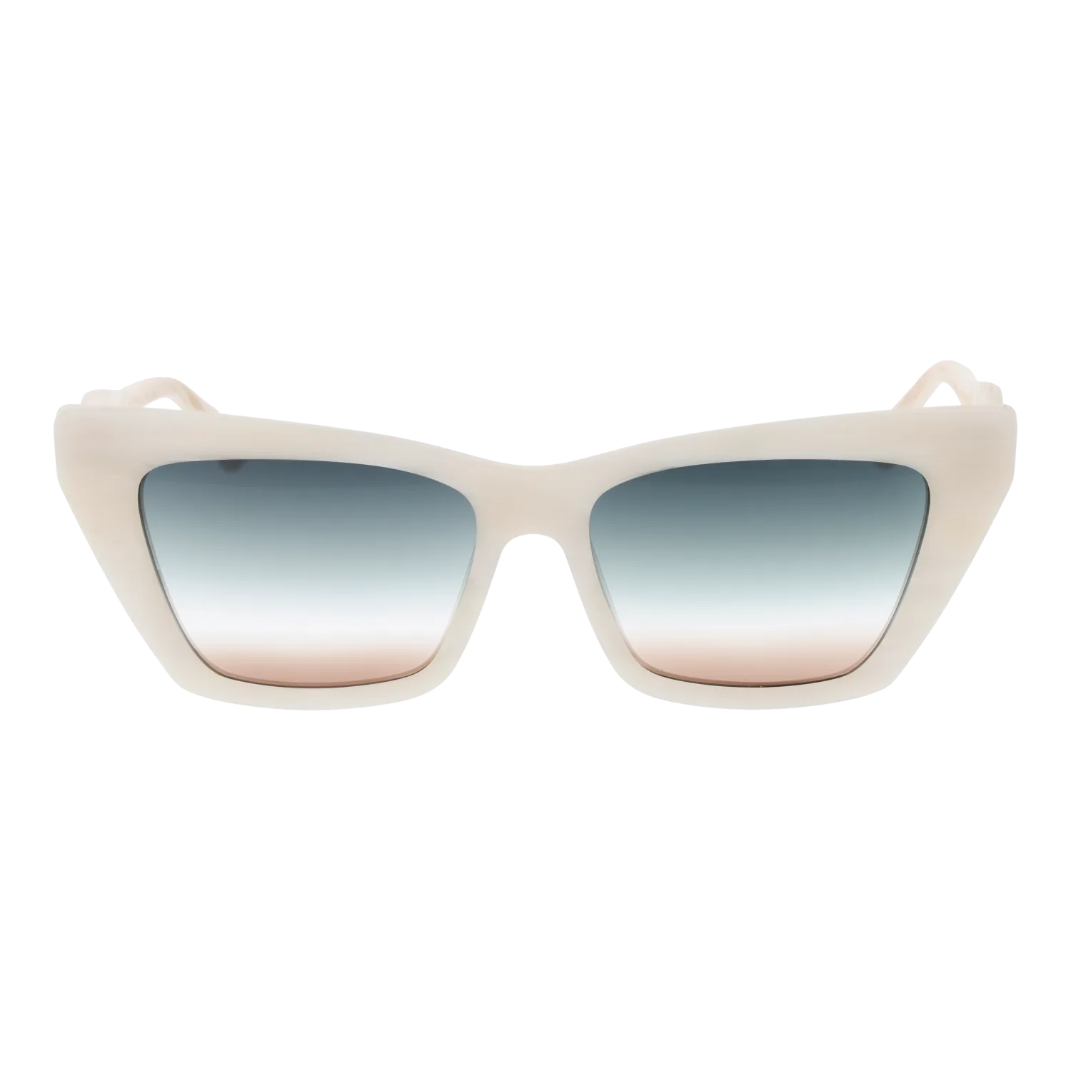 Ana Hickmann Sonnenbrille AH9390 54E01 – Frontansicht mit Azetat Rahmen und Grün Gläsern