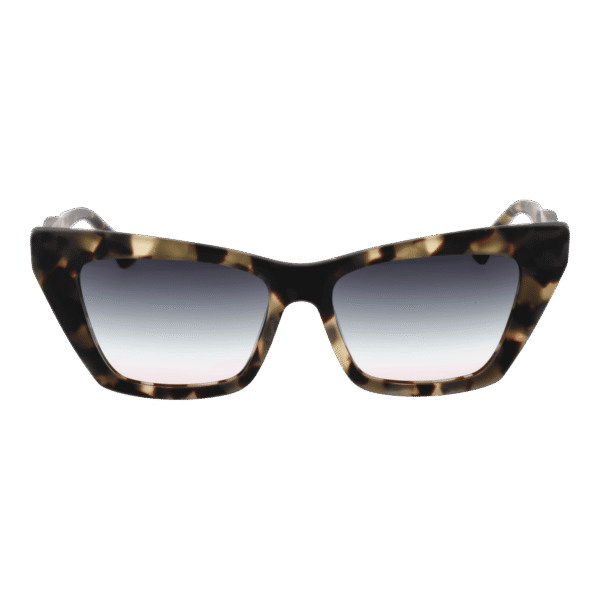 Ana Hickmann Sonnenbrille AH9390 54G21 – Frontansicht mit Azetat Rahmen und Grün Gläsern