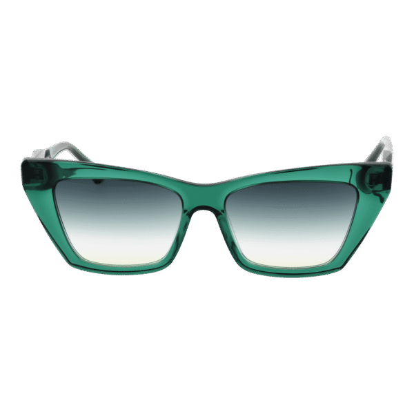 Ana Hickmann Sonnenbrille AH9390 54T01 – Frontansicht mit Azetat Rahmen und Grün Gläsern