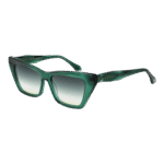 Ana Hickmann Katzenaugen Sonnenbrille AH9390 54T01 in Grün – 45° Seitenansicht